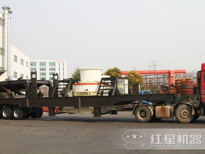 車頭拉著就能走的車載移動打砂機(jī) 車頭拉著就能走的車載移動打砂機(jī)