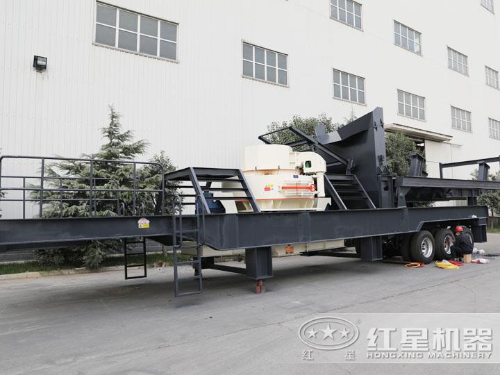 移動(dòng)式制砂破碎機(jī)多機(jī)組合，油電兩用更智能
