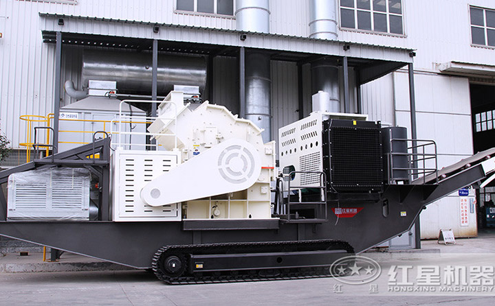 時產300噸建筑垃圾履帶移動粉碎機