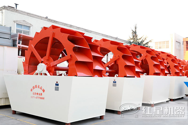 輪式洗砂機，洗凈率高 