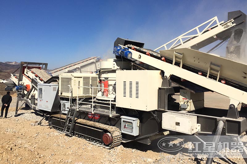 流動打石子機(jī)作業(yè)現(xiàn)場圖 流動打石子機(jī)作業(yè)現(xiàn)場圖