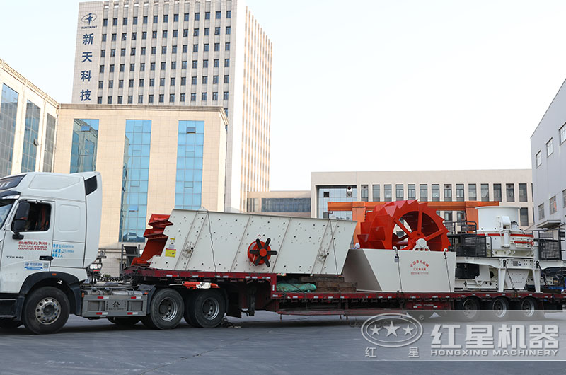 全套河卵石制砂生產線設備發貨 全套河卵石制砂生產線設備發貨