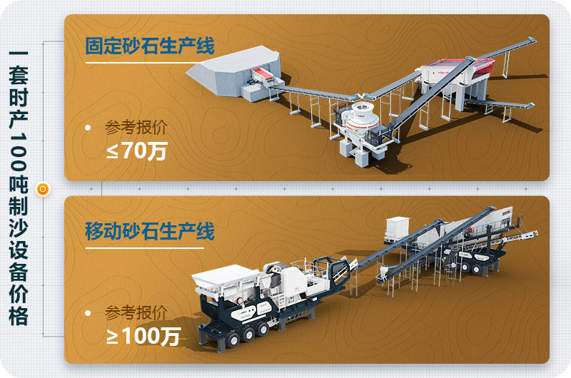 時產(chǎn)100噸制沙設備價格參考 時產(chǎn)100噸制沙設備價格參考