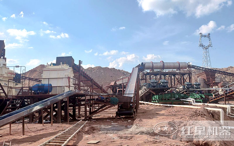 固定式建筑垃圾粉碎設備現場 固定式建筑垃圾粉碎設備現場