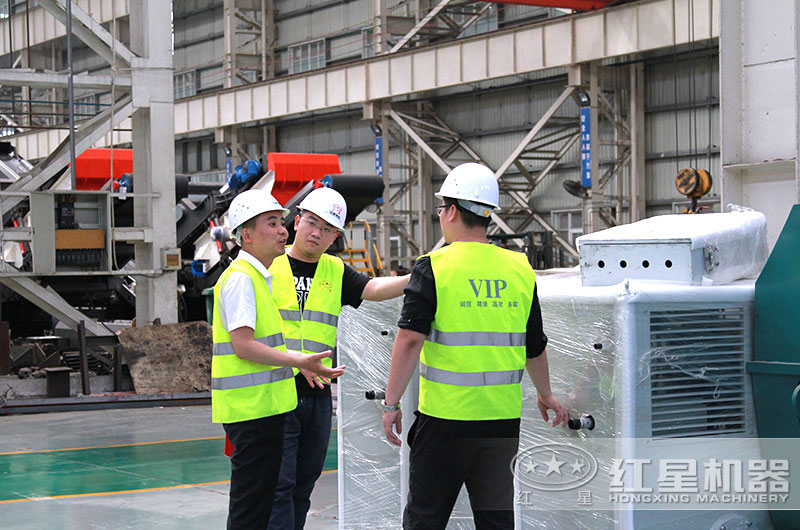 客戶到廠家參觀、考察設備