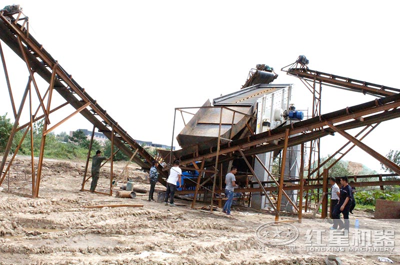 振動篩生產現場 振動篩生產現場