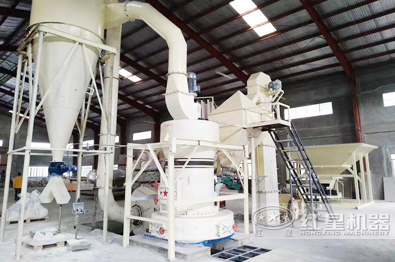 高壓磨粉機客戶作業(yè)現場