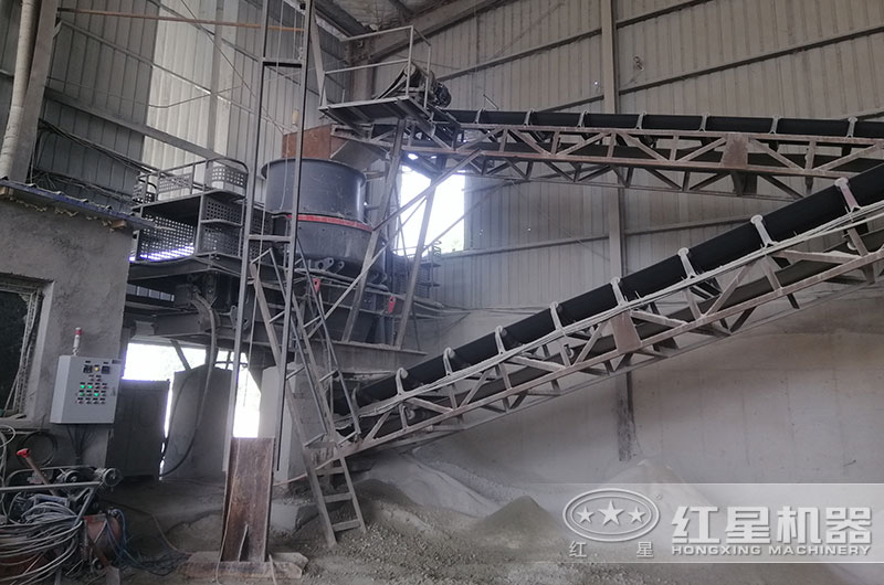 沖擊式制砂機加工現場 沖擊式制砂機加工現場